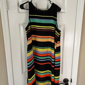 Halogen XL polyester knee length dress